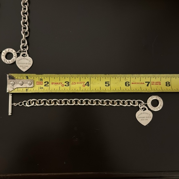 *SOLD* Authentic Tiffany & Co. Heart Toggle Set - Picture 8 of 9